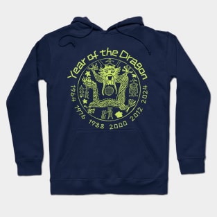 Chinese Zodiac Lunar Year of the Dragon 2024 Hoodie